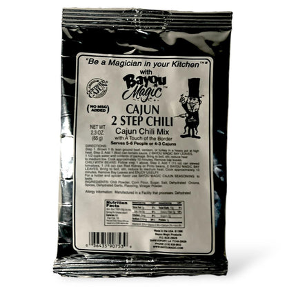 Bayou Magic Cajun 2-Step Chili Mix (No Bean)-Bayou Magic
