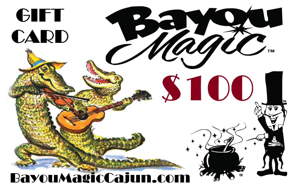 Bayou Magic Gift Card! Enjoy U-Self! Share U-Self!