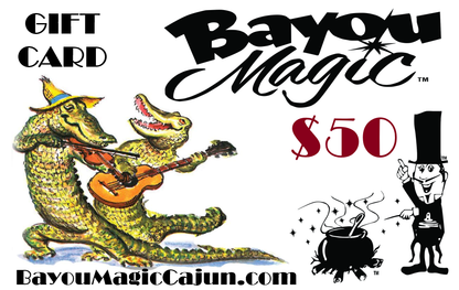 Bayou Magic Gift Card! Enjoy U-Self! Share U-Self!